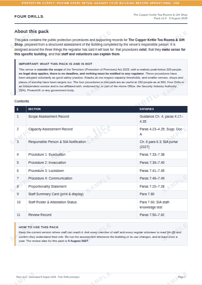The Copper Kettle pack, page 2 of 13, readable in full.