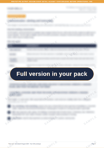The Maltings Community Hall pack, page 9 of 13, blurred. The text is in your own pack.